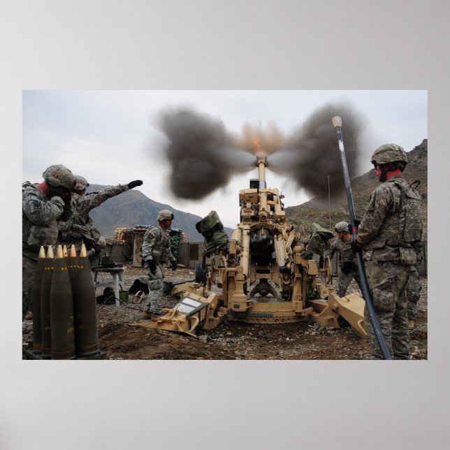 Affiche Howitzer M777 (Devant)