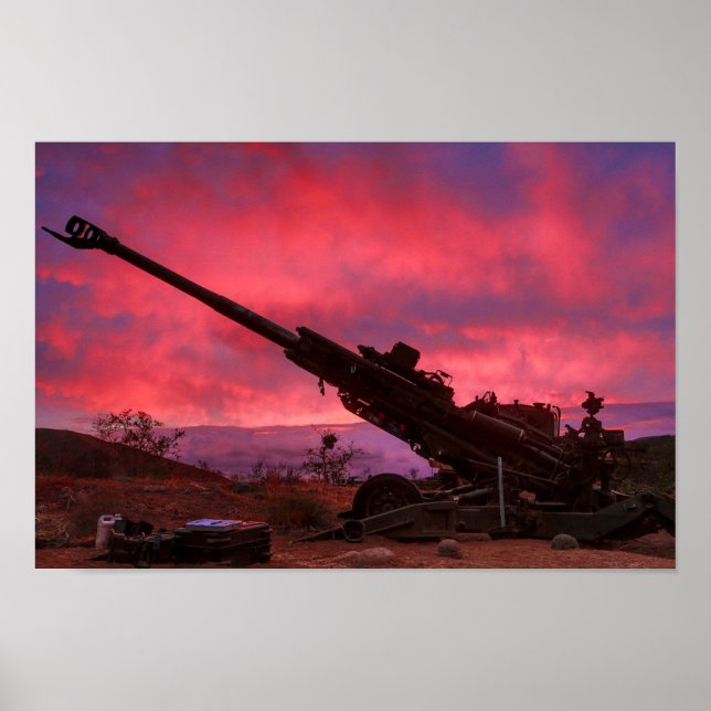 Affiche Howitzer M777-A2 (Devant)