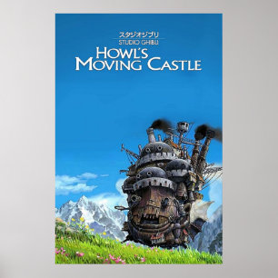 Affiche Howl39 ; s Moving Castle