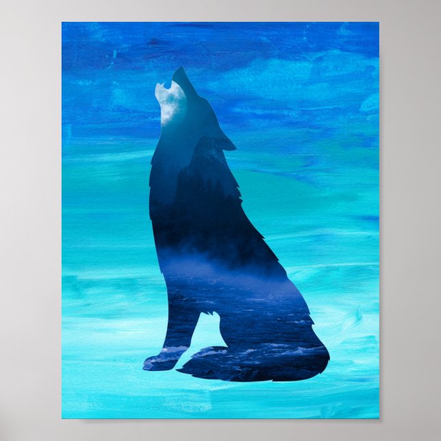 Affiche Howling Wolf for Wolf Lovers (Devant)