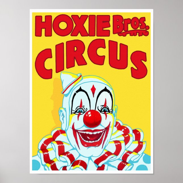 Affiche Hoxie Bros. Cirque (Devant)