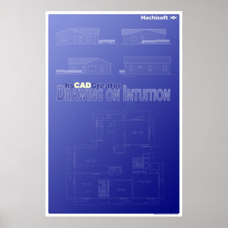 Affiche hsCADCreatorFloorPlanPoster