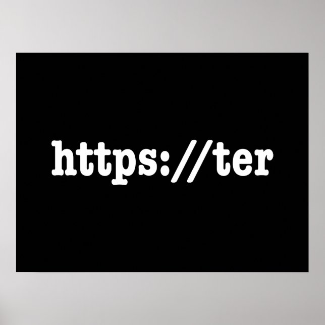 Affiche https://ter / code html (Devant)