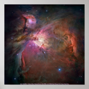 Affiche Hubble / Orion Nebula