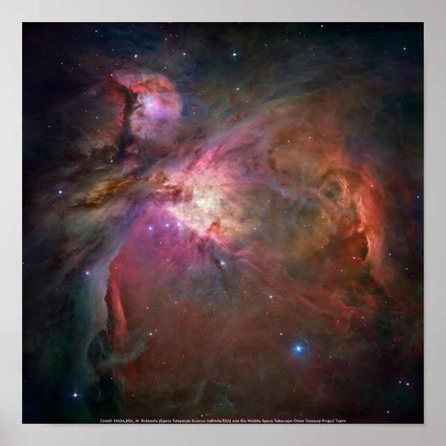 Affiche Hubble / Orion Nebula (Devant)