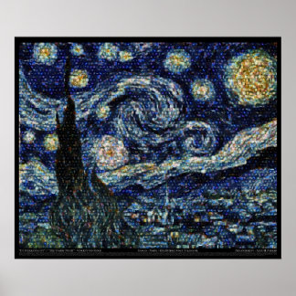 Affiche Hubble Starry Night (24"x20")