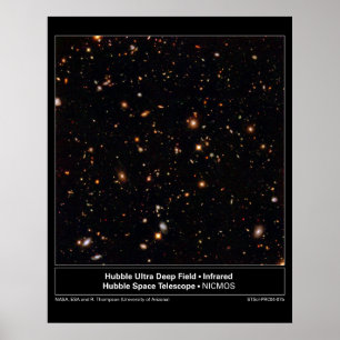 Affiche HubbleUltraDeepFieldInfrared-2004-07b