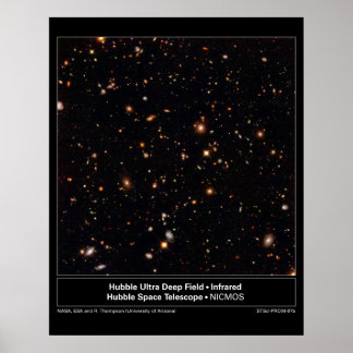 Affiche HubbleUltraDeepFieldInfrared-2004-07b