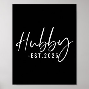 Affiche Hubby Est 2025 Marié Marié Mari Lune De Miel