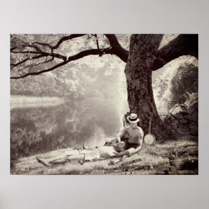 Affiche Huckleberry & Tom (Sepia Edition)