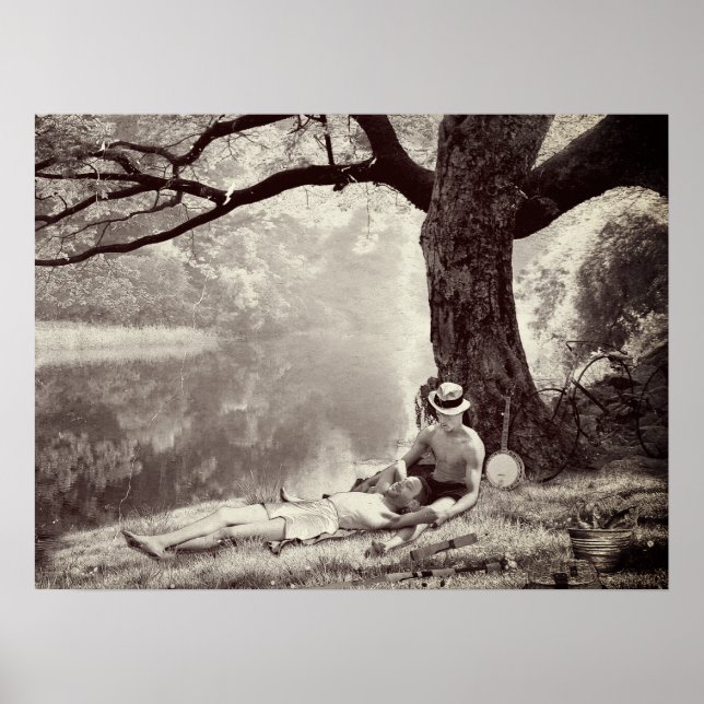 Affiche Huckleberry & Tom (Sepia Edition) (Devant)