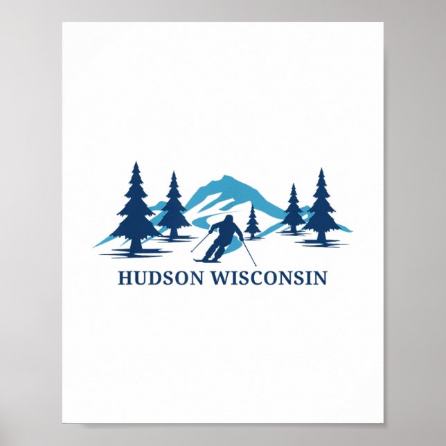 Affiche Hudson Wisconsin Ski Resort _1 (Devant)