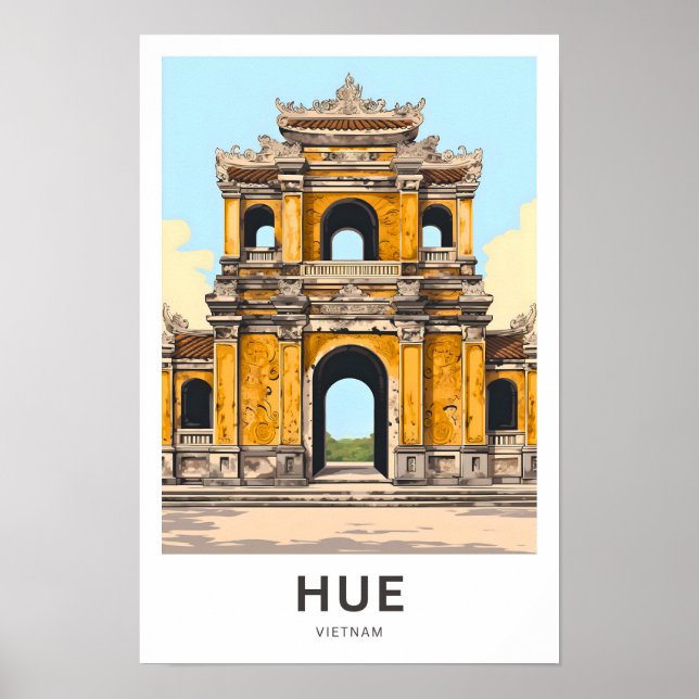Affiche Hue Viêt Nam Imprimer (Devant)