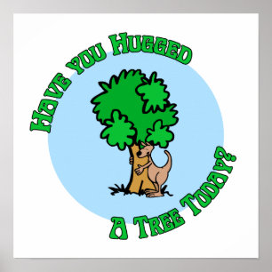 Affiche Hugger d'arbre