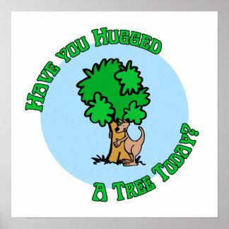 Affiche Hugger d'arbre