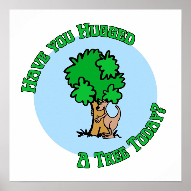 Affiche Hugger d'arbre (Devant)