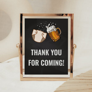 Affiche Huggies et Merci de poussettes pour venir