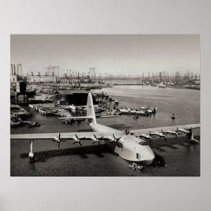 Affiche Hughes H4 Spruce Goose 1947