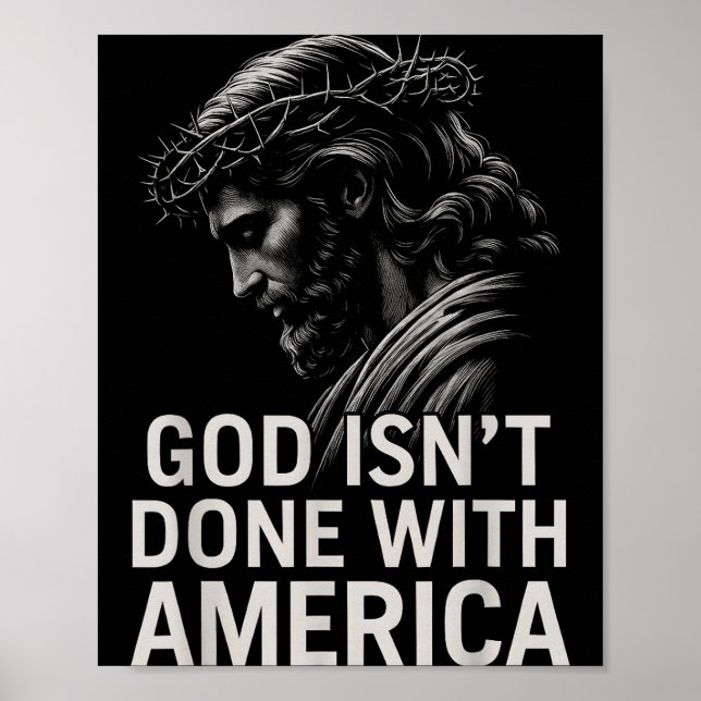 Affiche Hugvyn Dieu n'en a pas fini avec la foi chrétienne (Devant)