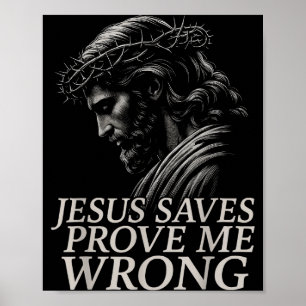 Affiche Hugvyn Jésus Sauve, Prouve Moi Faux Foi Chrétienne