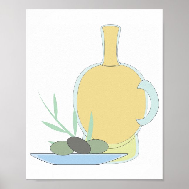 Affiche Huile d'olive (Devant)
