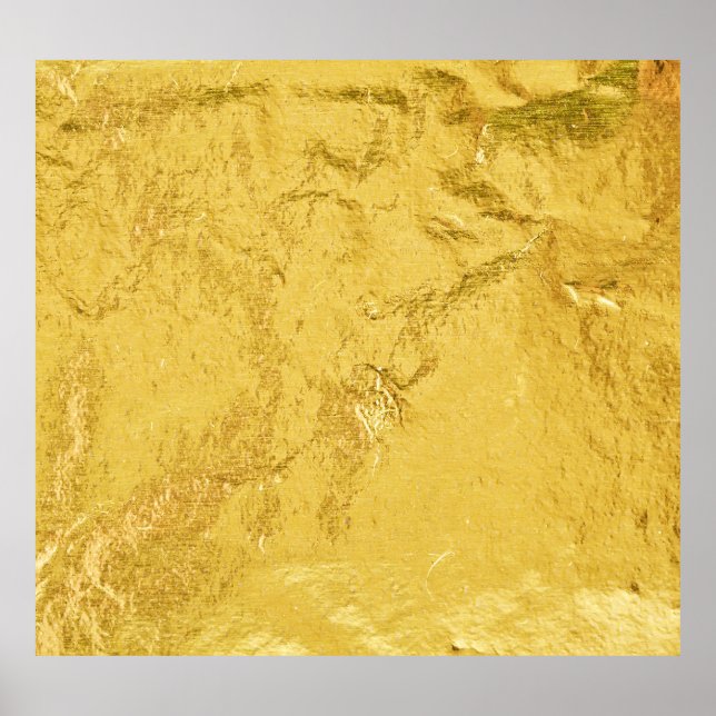 Affiche Huile d'or : Texture Abstraite brillante (Devant)