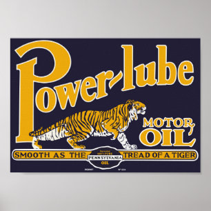 Affiche Huile moteur Power Lube