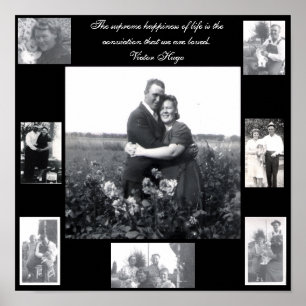 Affiche Huit citations d'amour familial en photo