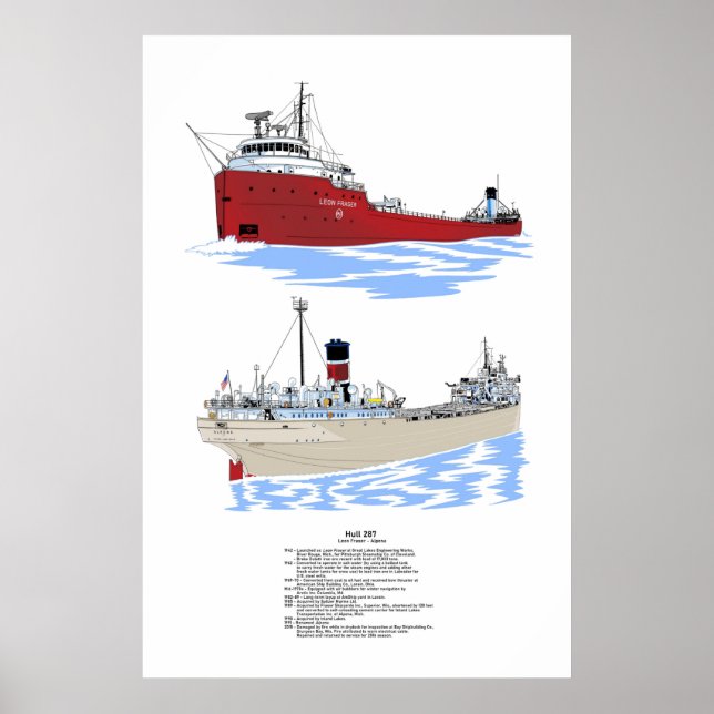 Affiche Hull 287 Histoire des navires-marchandises des Gra (Devant)
