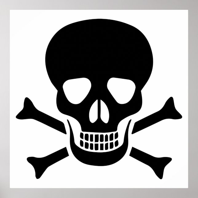 Affiche Human skull (Devant)