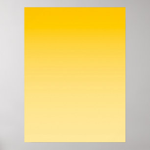 Affiche HUMEUR DE PRINTEMPS – Jaune Pastel clair à profo