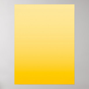 Affiche HUMEUR DE PRINTEMPS – Jaune Pastel   profond à cla