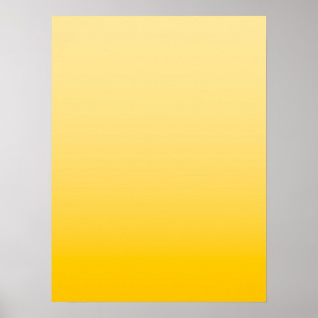 Affiche HUMEUR DE PRINTEMPS – Jaune Pastel | profond à cla (Devant)