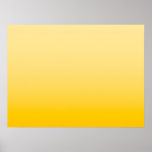 Affiche HUMEUR DE PRINTEMPS – Jaune pastel   profond à cla