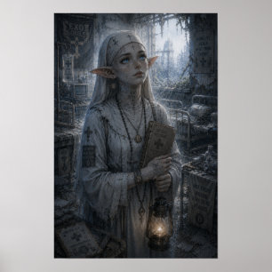 Affiche Humilité / Religieuse / Hôpital