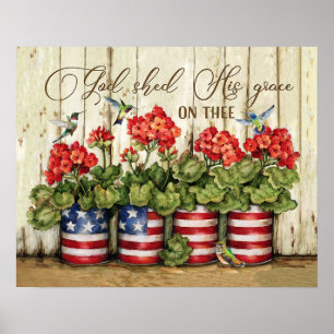 Affiche Hummingbird God Shop Sa Grâce Cadeaux De Réchauffe