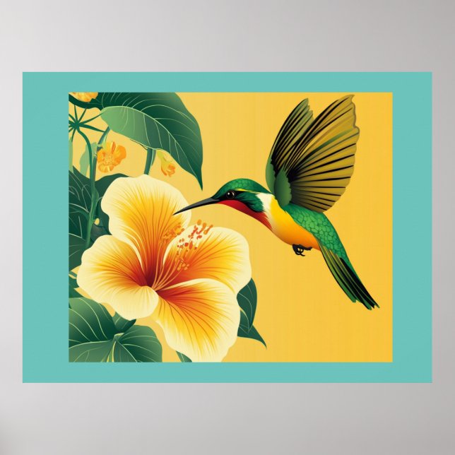 AFFICHE HUMMINGBIRD N° 1 (Devant)