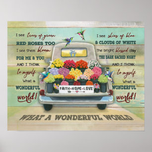 Affiche Hummingbird Quelle Merveilleuse Ménage Mondial