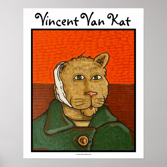 Affiche humoristique de Vincent Van Kat (Devant)