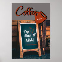 Humorous chalkboard quote red coffee mug kitchen