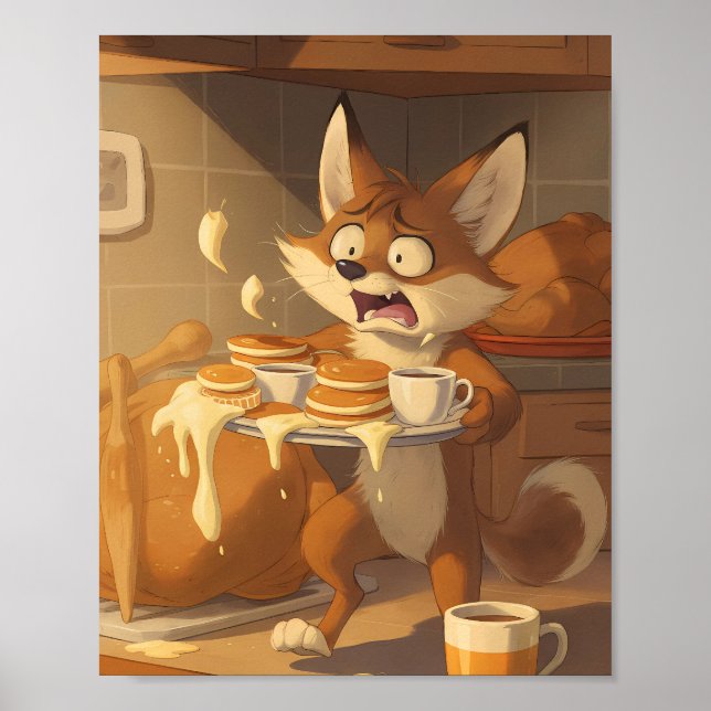 Affiche Humorous Thanksgiving: Flicker's Tricky Tray (Devant)