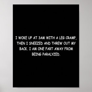 Affiche Humour Adulte Sarcasme Citation Femme Encolure V
