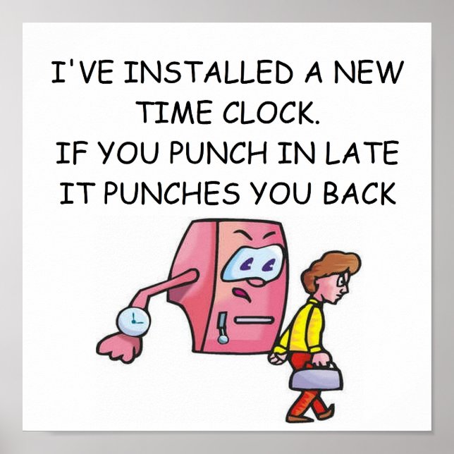 Affiche humour de bureau (Devant)