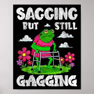 Affiche Humour De Grenouille Mème Drôle, Mais Encore Déchi