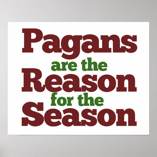 Affiche Humour de la saison des fêtes de Pagans (Devant)
