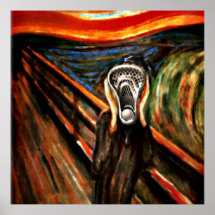 Affiche Humour de l'équipe de crosse