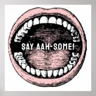 Affiche Humour dentaire dentiste