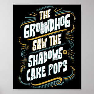 Affiche Humour d'ombre de marmotte drôle - Ombres de Cake