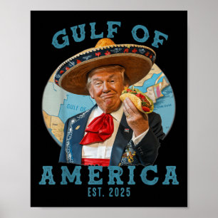 Affiche Humour Golfe De Usa Amérique Est 2025 Américain Go
