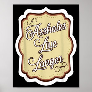 Affiche Humour sarcastique drôle citation sarcasme trous e
